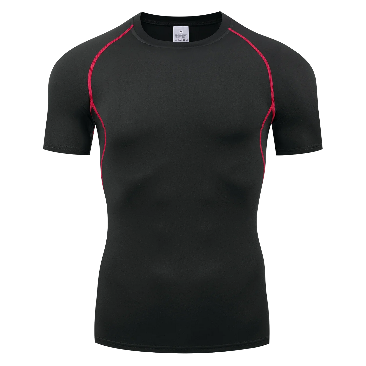 Men's Gym T-Shirt Workout & Training Fitness Short Sleeve Slim Fit O-Neck Athletic Baselayer Tees Tops Sport Clothing