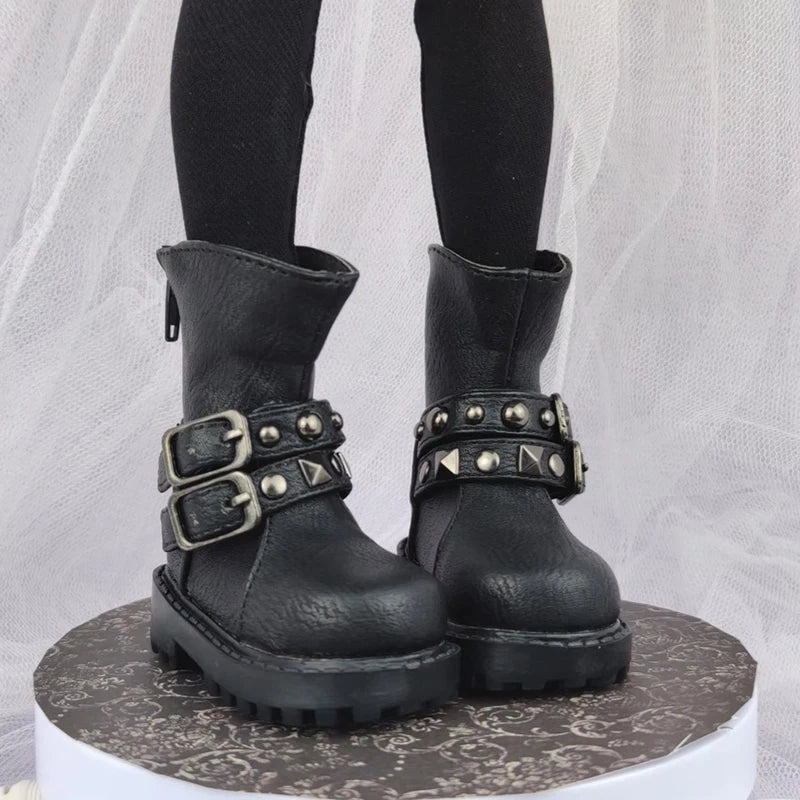 1/4 Bjd Shoes Msd Casual Punk Military Boots 1/3 Bjd Doll Snow Boots Shoes For Dollfie DREAM MID DK LUTS SOOM DOD Dollmore Luts