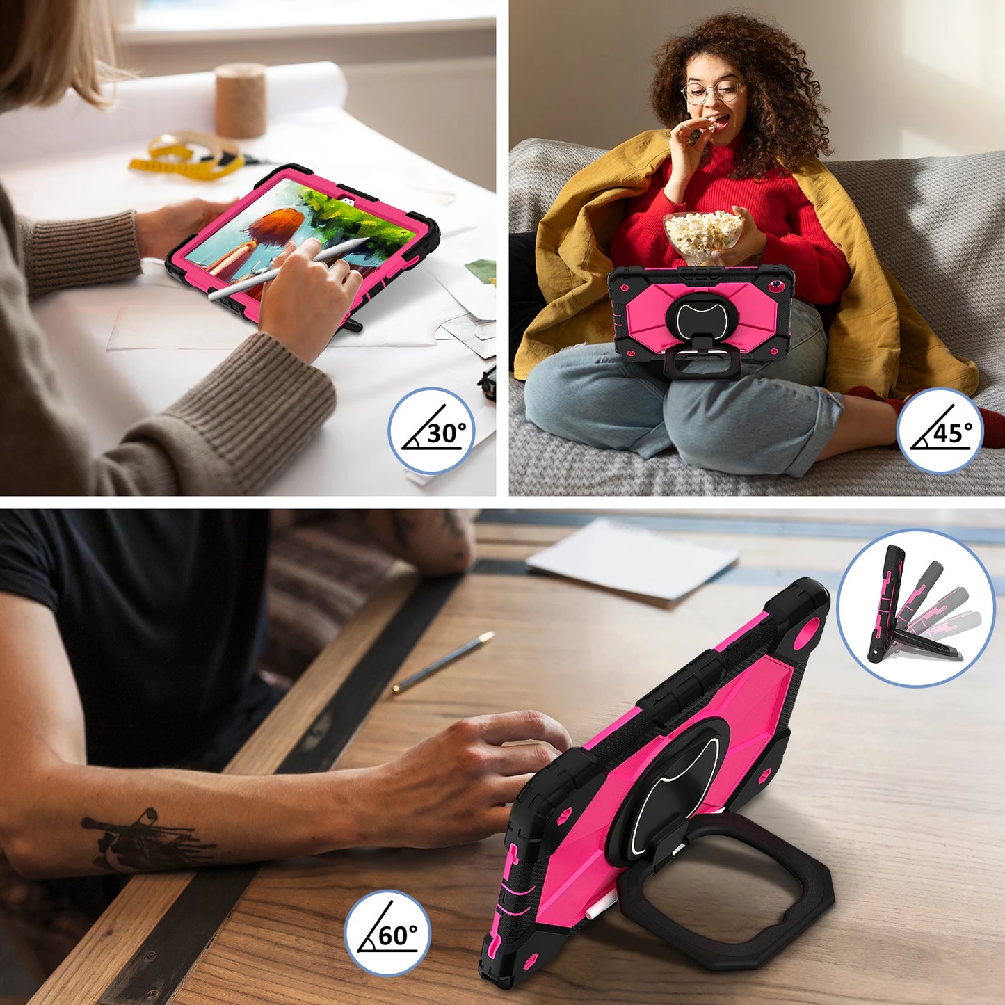 For Samsung Galaxy Tab A9 plus Funda a9 8.7 inch Kids Case X115N A7Lite T220 225 Tab A8 10.5inch Tablet Stand Shockproof Cover