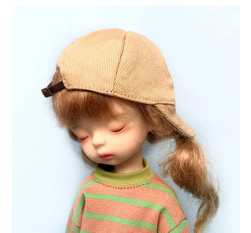 1/6 Doll Hat for Head Circumference 15-17cm 30cm BJD Baseball Cap Fisherman's Hat Fashion Doll Accessories