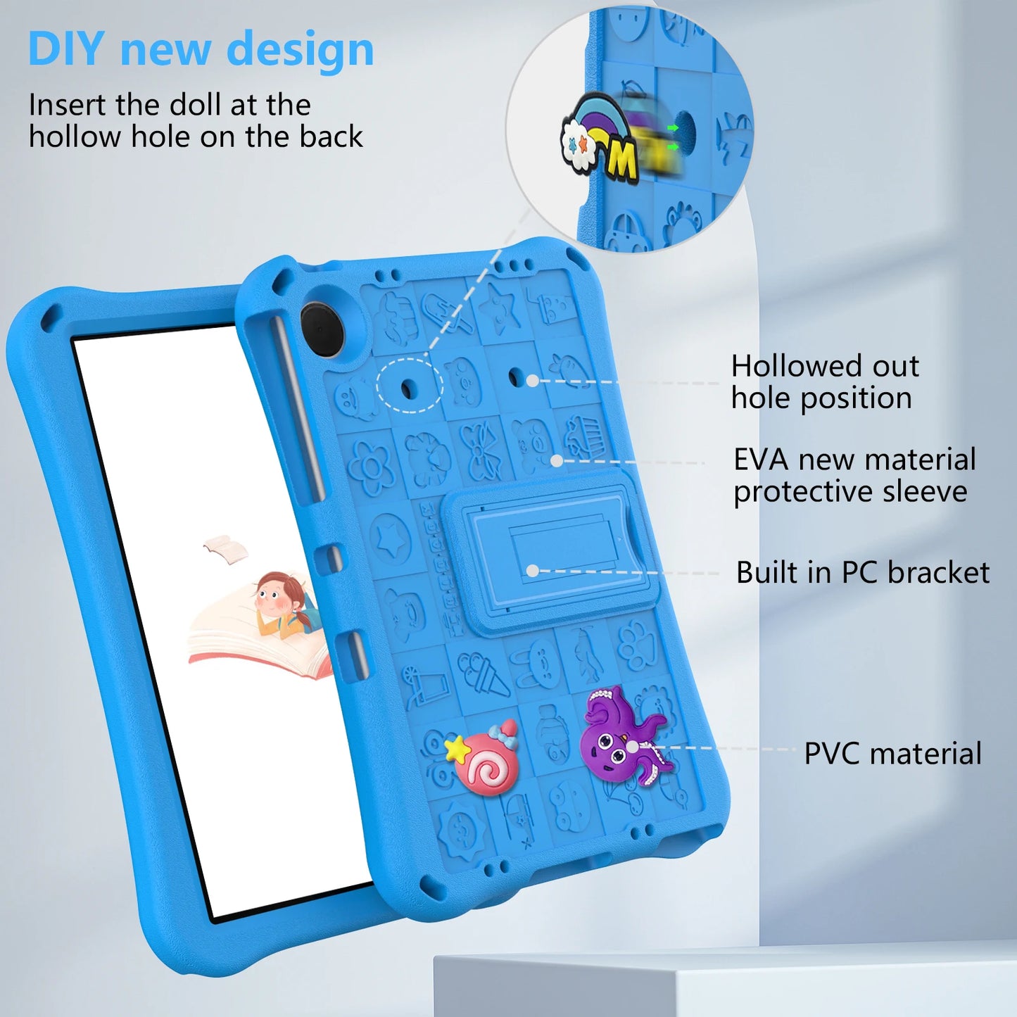 Hi baby tablet case for Samsung Tab A9Plus 11inch 2023 SM-X210 Tab A9 8.7inch 2023 SM-X115N A7Lite 8.7inch SM-T220 Tab A T290