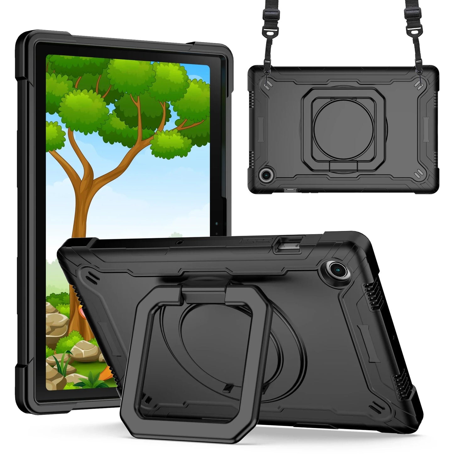 Case For Samsung GALAXY Tab A8 10.5 inch Tablet Cover Of SM-X200 SM-X205 SM-X207 Multicolor Rotating Shockproof