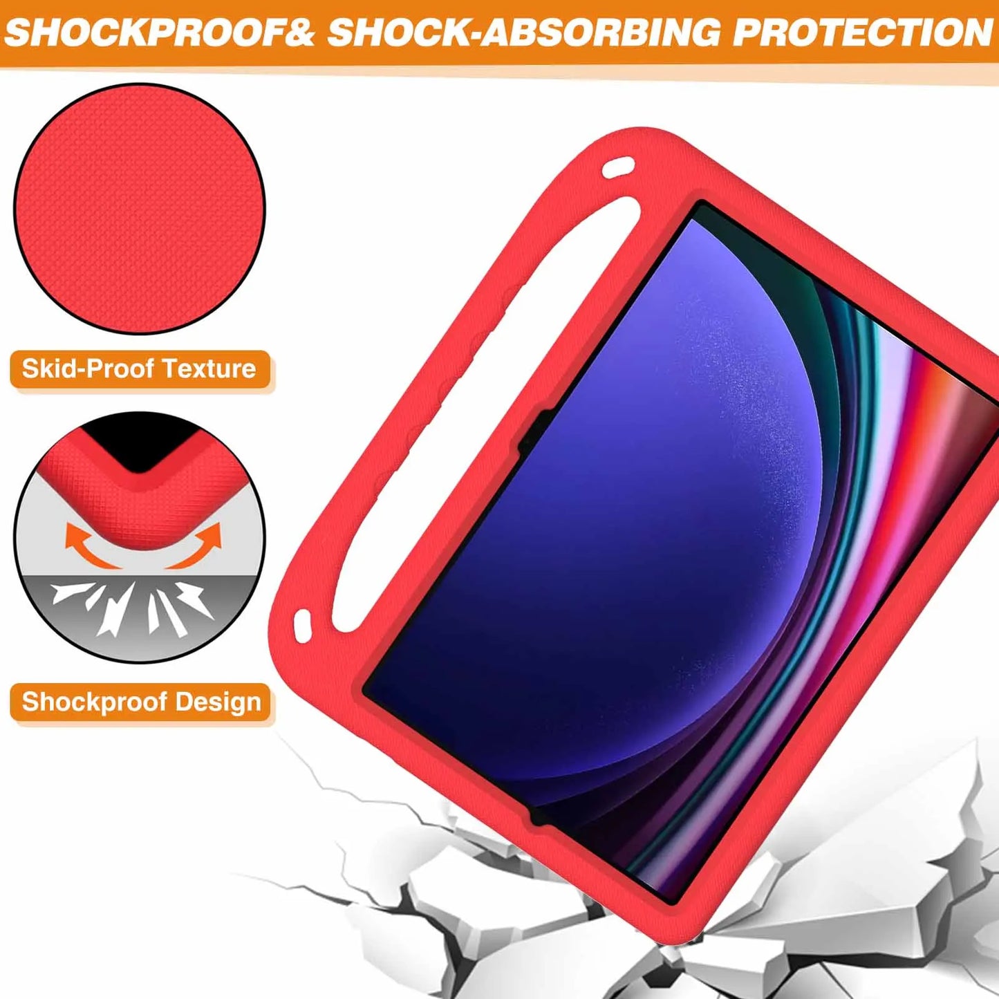 For Samsung Galaxy Tab S7 (11") SM-T870 /T875 /T876B S7+ (12.4") SM-T970/T976B/T975 S7 FE (12.4") SM-T730 Tablet Case Cover