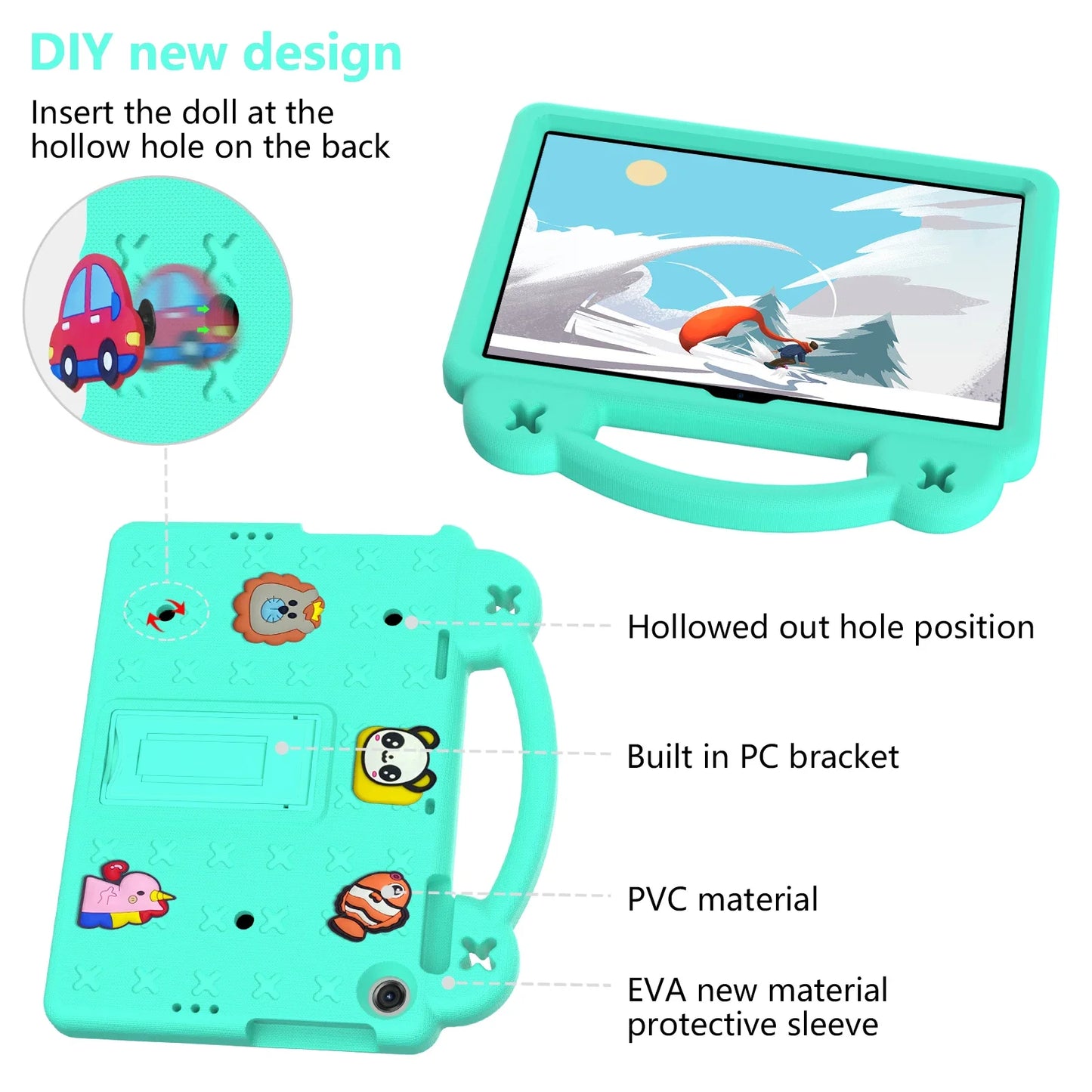 Case For Lenovo Tab M11 11 inch / Xiaoxin Pad 2024 11 inch TB331FC/TB330FU P11 M10 3rd Gen 2022 M10 10.1" M10 Plus 3rd Gen