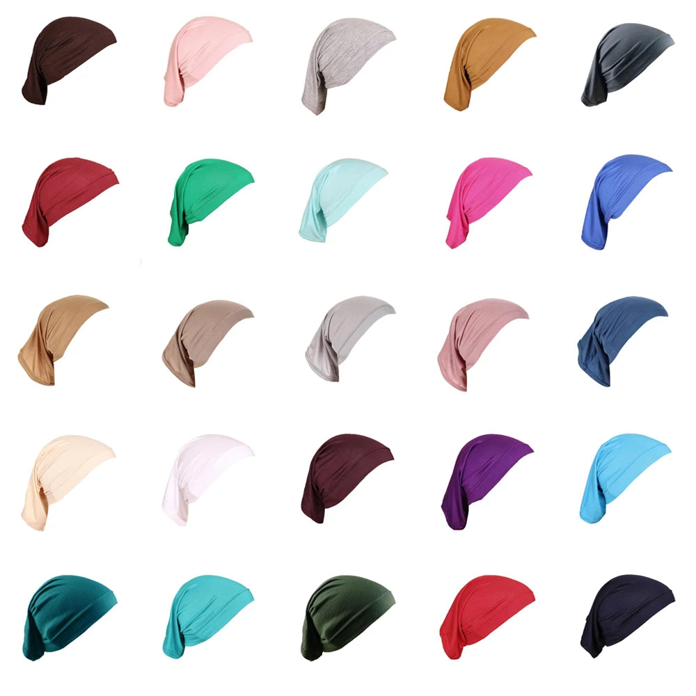 Under cap Modal Hijab Muslim Hijabs Muslim Women Clothing Instant Hijab Jersey 2024 New Headscarf Cotton Hijab