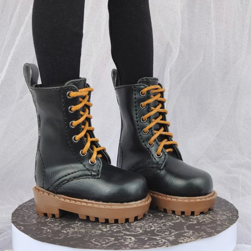 1/4 Bjd Shoes Msd Casual Punk Military Boots 1/3 Bjd Doll Snow Boots Shoes For Dollfie DREAM MID DK LUTS SOOM DOD Dollmore Luts