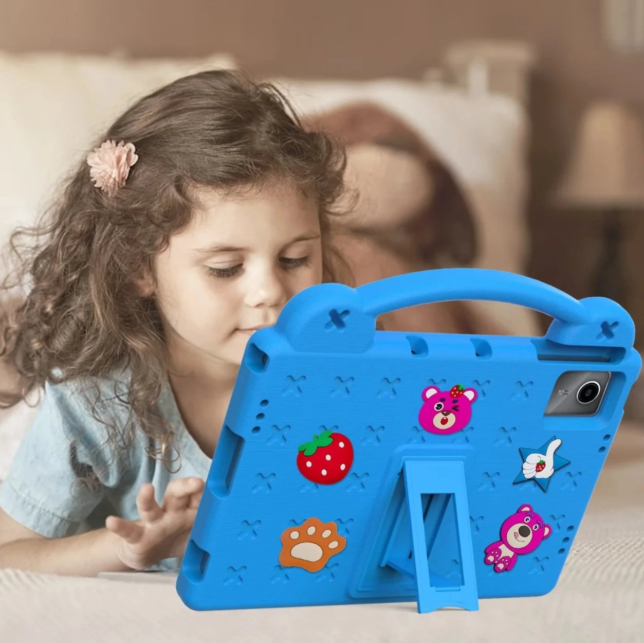 For Lenovo Tab P12 12.7 inch /Xiaoxin Pad Pro 12.7 inch TB-370FU TB-371FC Tablet Case Kids Multicolor Shockproof Shell
