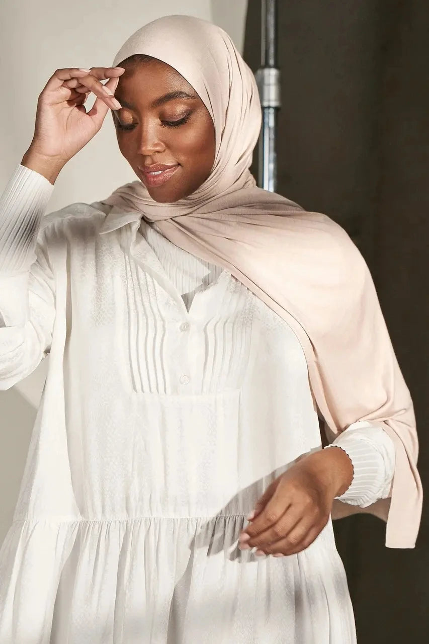 2024 New Muslim Women Jersey Hijab Scarf Solid Color Head Wrap Fashion Headscarf Turban Islam Veil Flexible Premium Modal