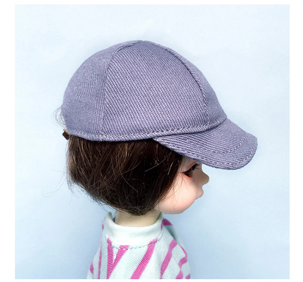 1/6 Doll Hat for Head Circumference 15-17cm 30cm BJD Baseball Cap Fisherman's Hat Fashion Doll Accessories