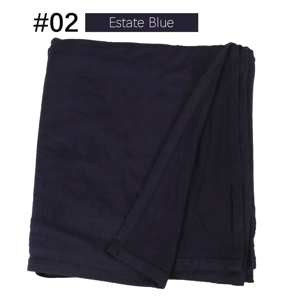 Musilim Women Strechy Jersey Hijab Good Stitch Stretch Jesey HIjabs Scarves Soft Turban Head Wraps HeadScarf