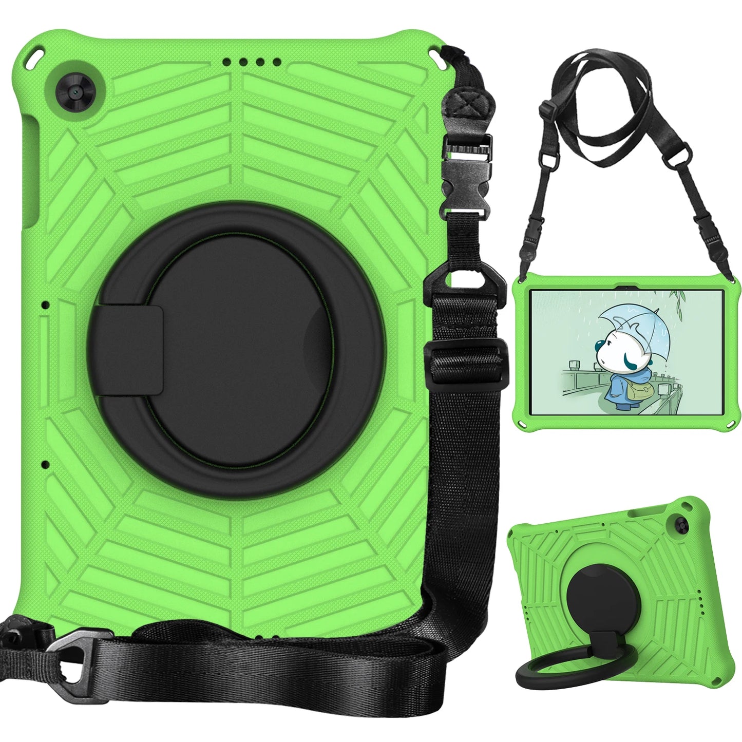tablet case for apple iPad Pro11 Air5 10.9 Air3 Pro 10.5 iPad 10.9 10.2 Air1 Air2 9.7 mini6 mini5 4 3 2 1 Cobwebs with straps