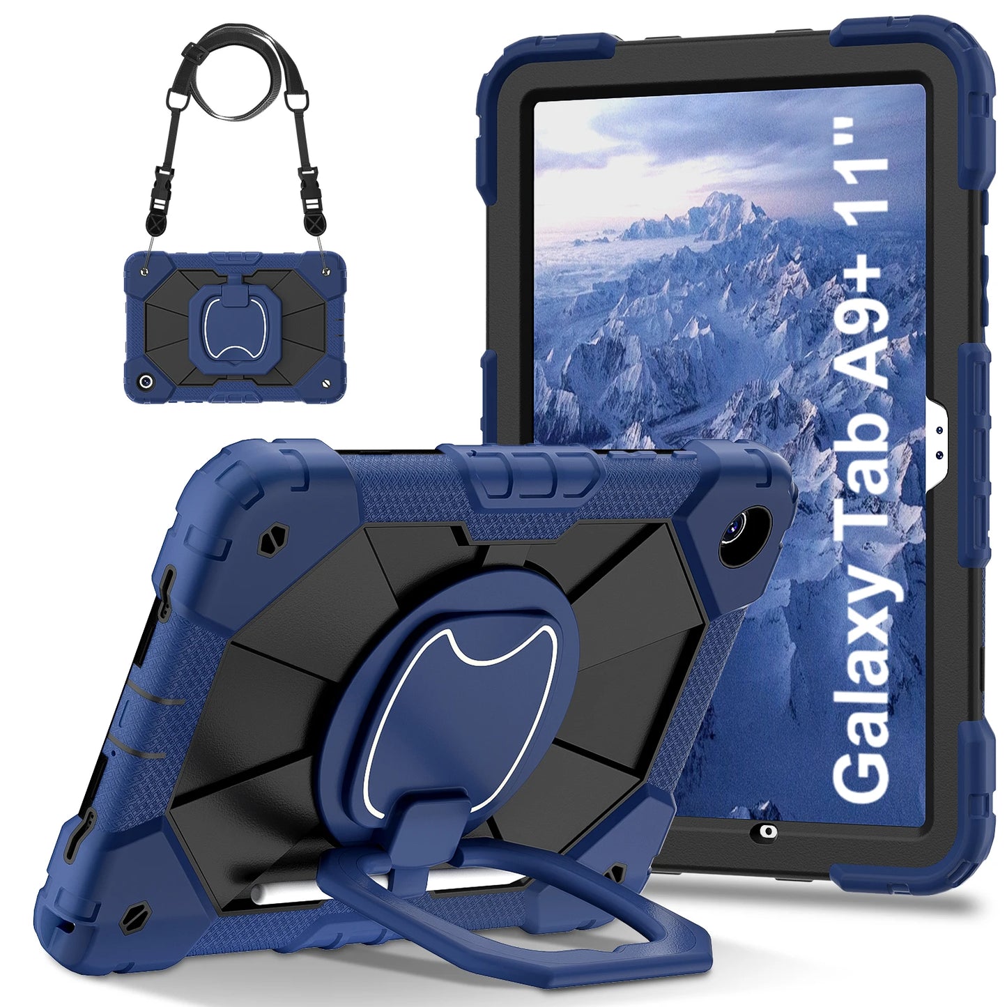For Samsung Galaxy Tab A9 plus Funda a9 8.7 inch Kids Case X115N A7Lite T220 225 Tab A8 10.5inch Tablet Stand Shockproof Cover