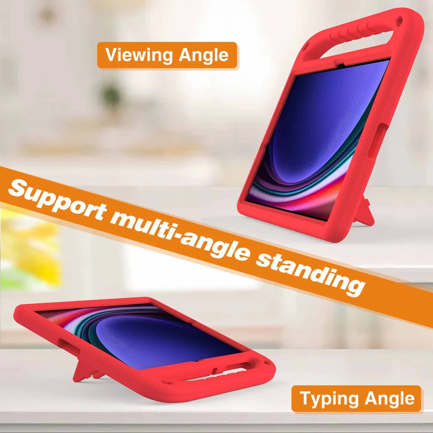 Tablet Case For Samsung Galaxy Tab S6/S5e 10.5inch 2019 Shockproof Drop Resistance Stand Kids Protective Cover