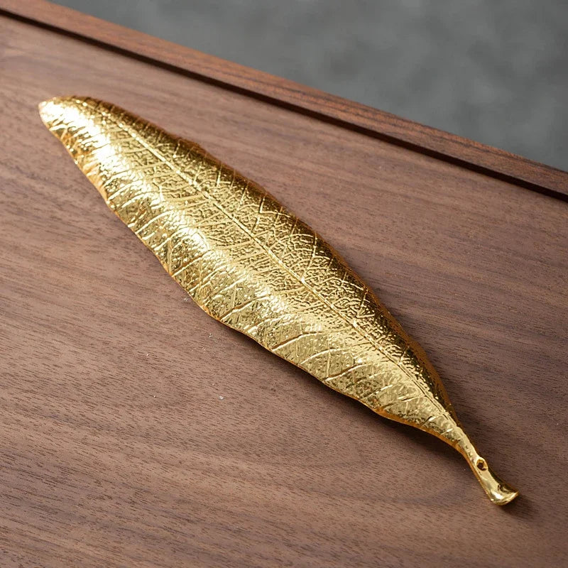 Incense Holder Ash Catcher Long Leafs Censer Meditation Home Decor Accessories