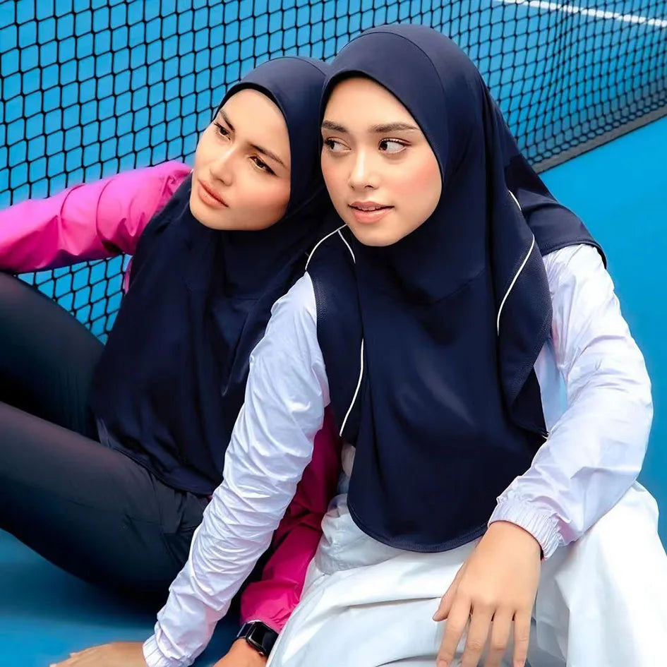Muslim Sport Instant Turban Hat Inner Hijabs Caps Women For Swim Islamic Bandana Hats Female Headwrap