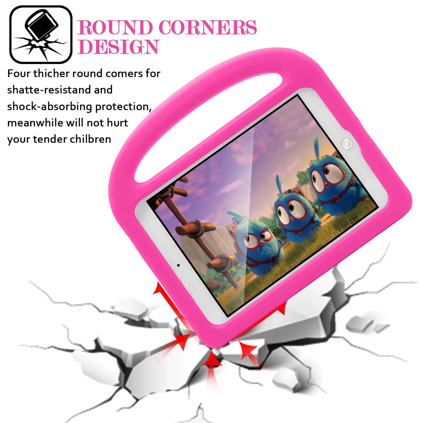 Tablet Case for iPad 2/3/4/5/6 9.7'' iPad 7/8/9 /10.2'' A2602 A2270 A2200 A1395 shockproof non-toxic EVA kids protective cover