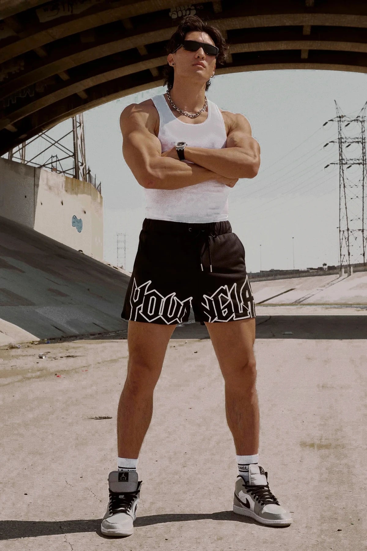 Gym Sports Men's Shorts American Style Clothing Brands Jogger Outdoor Running Basketball Training Shorts Beach Pants Fitness