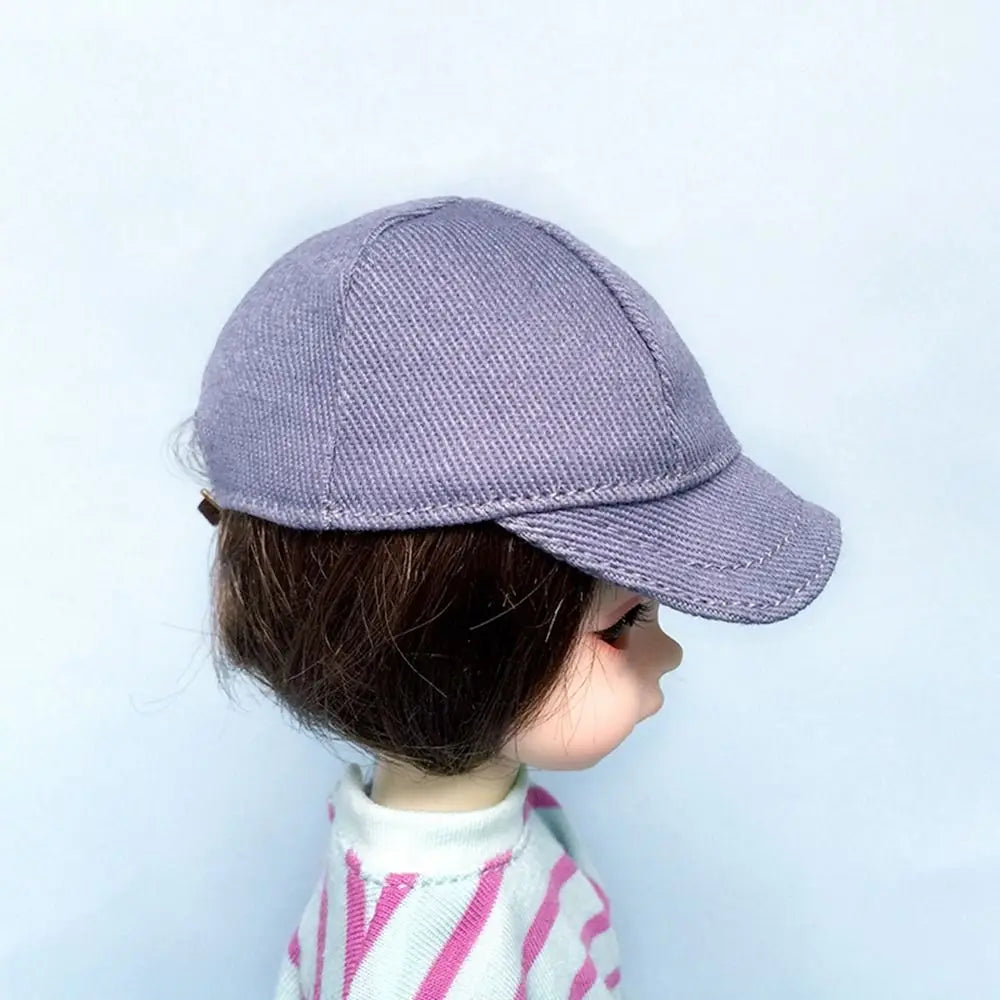 Fashion Caps Doll Baseball Cap for Ob11 Doll Hat Candy Color Cute Animal Casual Hat For 1/11 1/12 obitsu11 Doll Accessories