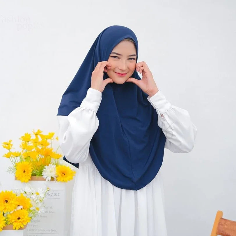 New Instant Ready to Wear Hijab Muslim Women Stretchy Sports Jersey Hijab Scarves Malaysia Headwraps Caps