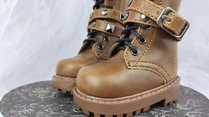 1/4 Bjd Shoes Msd Casual Punk Military Boots 1/3 Bjd Doll Snow Boots Shoes For Dollfie DREAM MID DK LUTS SOOM DOD Dollmore Luts