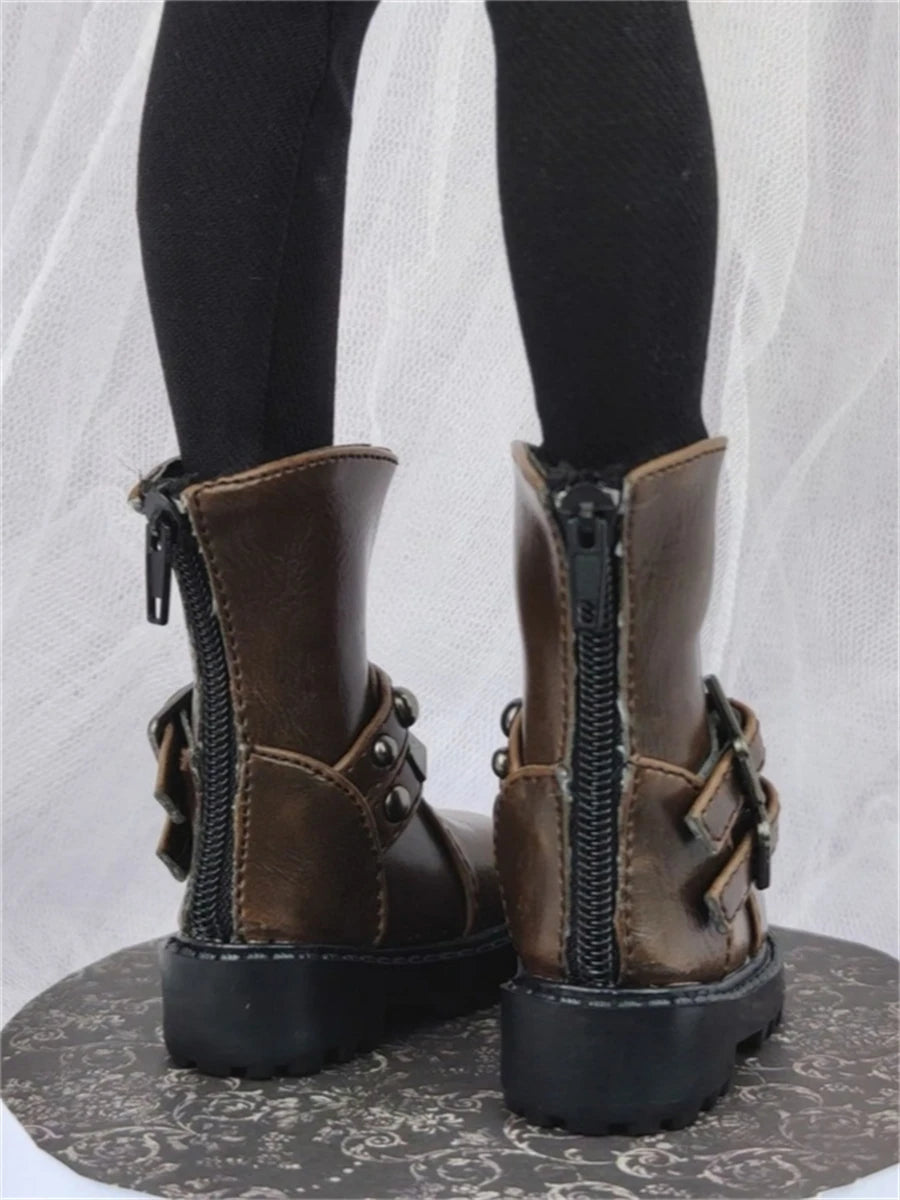 1/4 Bjd Shoes Msd Casual Punk Military Boots 1/3 Bjd Doll Snow Boots Shoes For Dollfie DREAM MID DK LUTS SOOM DOD Dollmore Luts