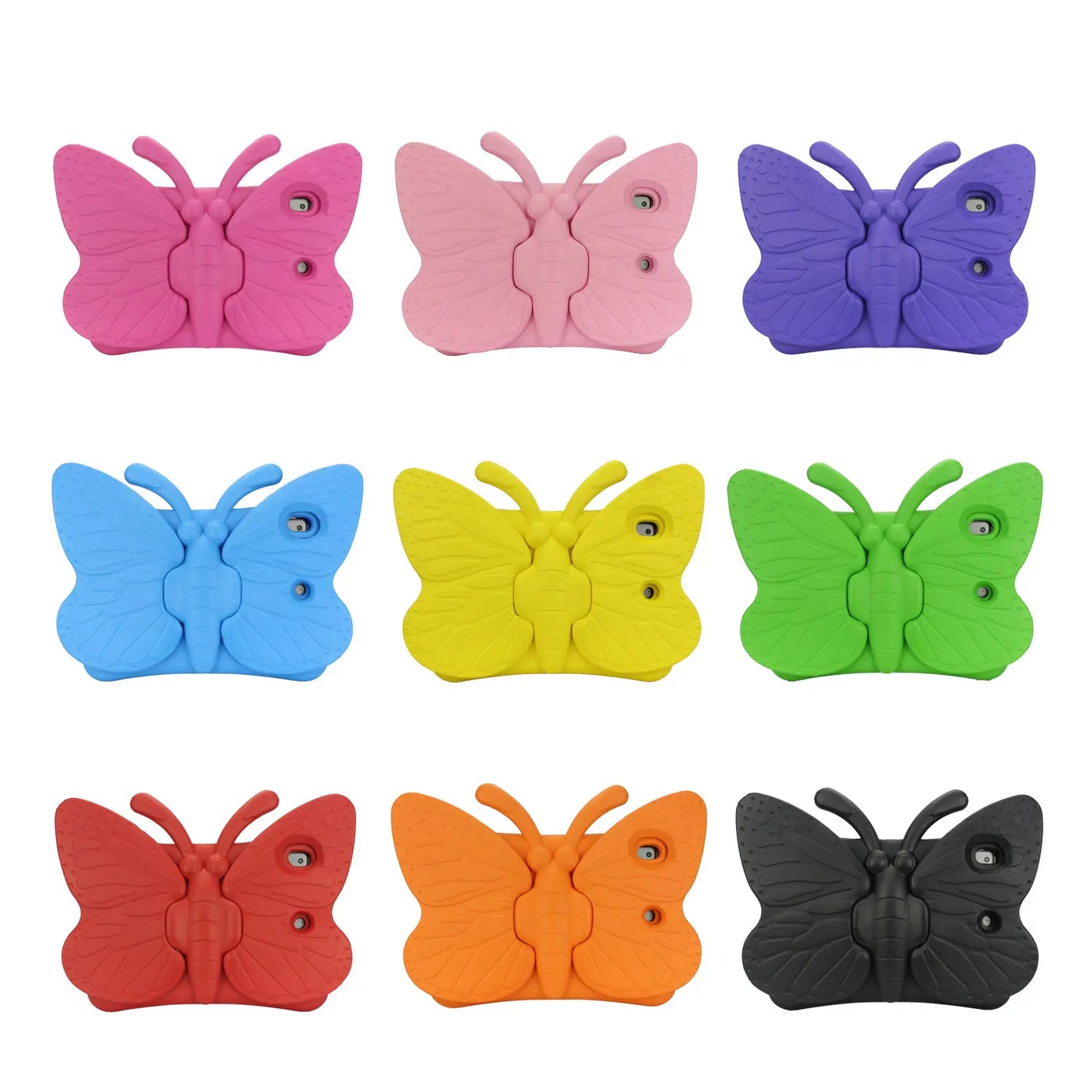 Cute 3D Butterfly Case For iPad 10.2 7th 8th 9th Air 3 2 1 Pro10.5 9.7 2017 2018 Kids EVA Cover for iPad 2 3 4 Mini 6 5 4 3 2 1
