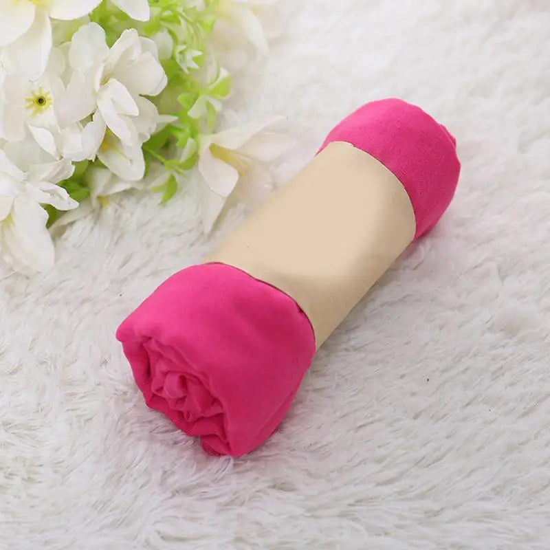 Soft Cotton Linen Scarf Women Muslim Crinkle Hijab Scarf Solid Color Islamic Head Shawls and Wraps Female Headscarf Headwear