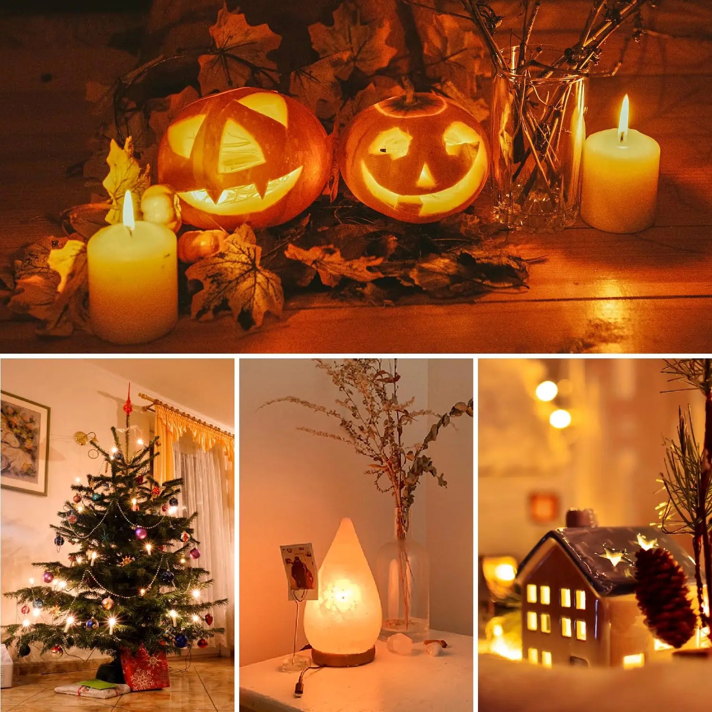 6Pack C7 Candelabra LED Light Bulbs 0.5W E12 E14 Chandelier Base 7W Incandescent Equivalent Vintage Candle Edison Night Bulb