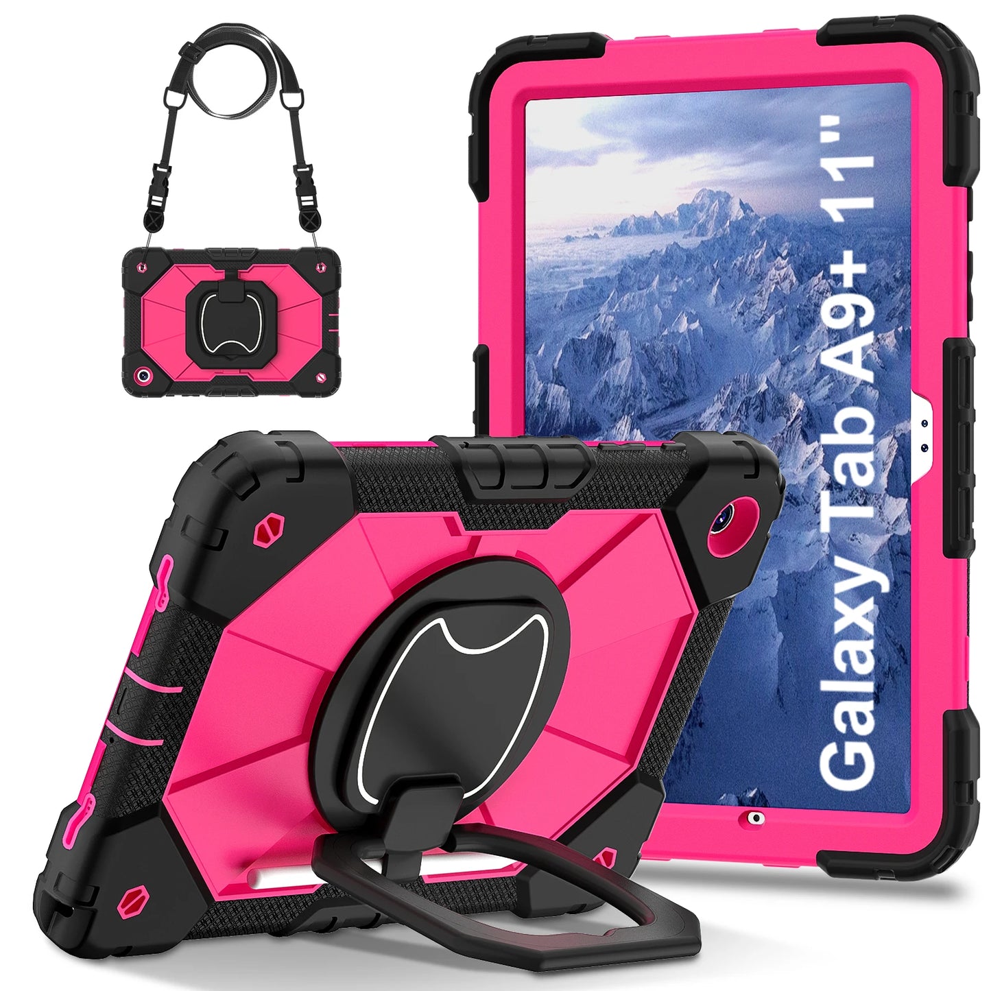 For Samsung Galaxy Tab A9 plus Funda a9 8.7 inch Kids Case X115N A7Lite T220 225 Tab A8 10.5inch Tablet Stand Shockproof Cover
