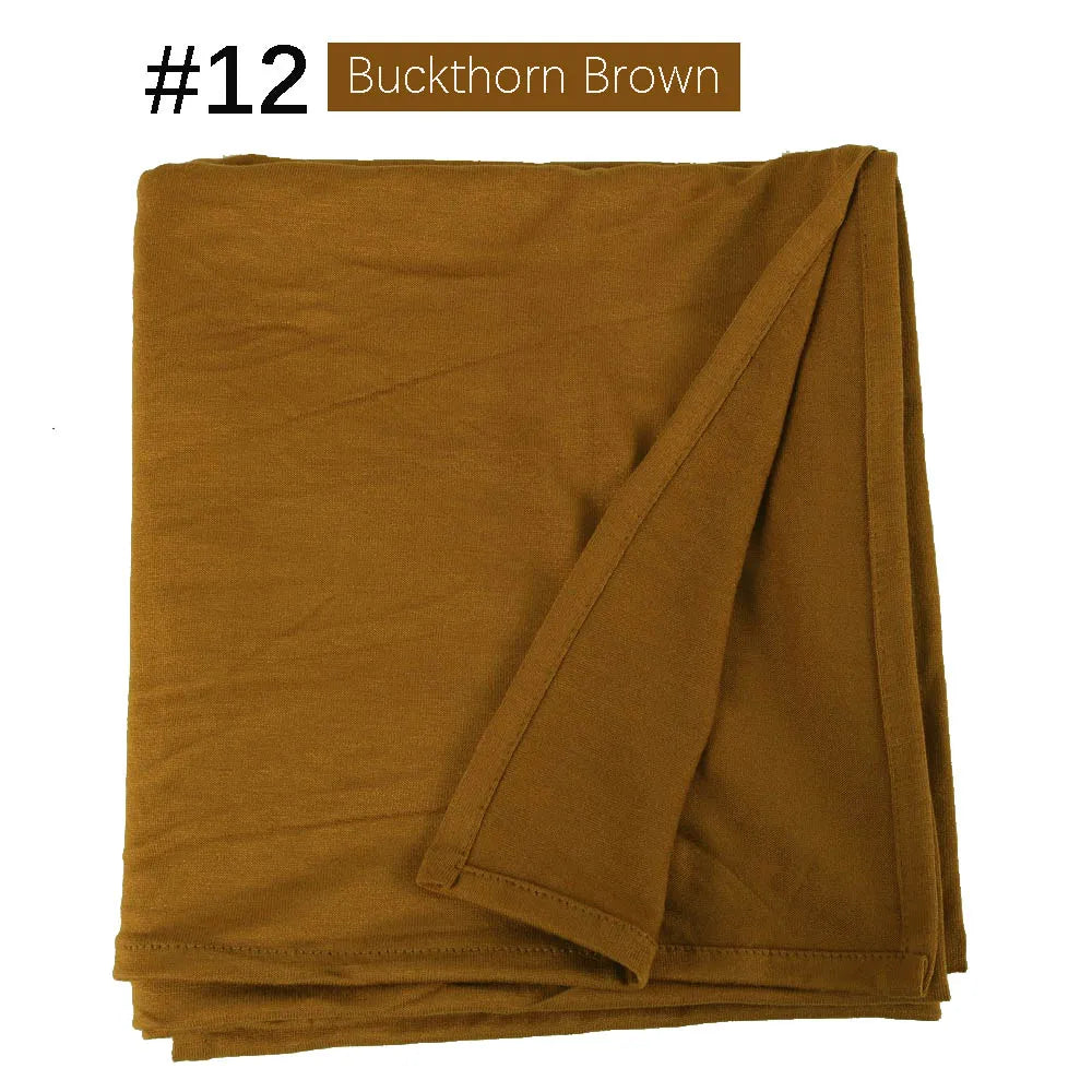 Musilim Women Strechy Jersey Hijab Good Stitch Stretch Jesey HIjabs Scarves Soft Turban Head Wraps HeadScarf