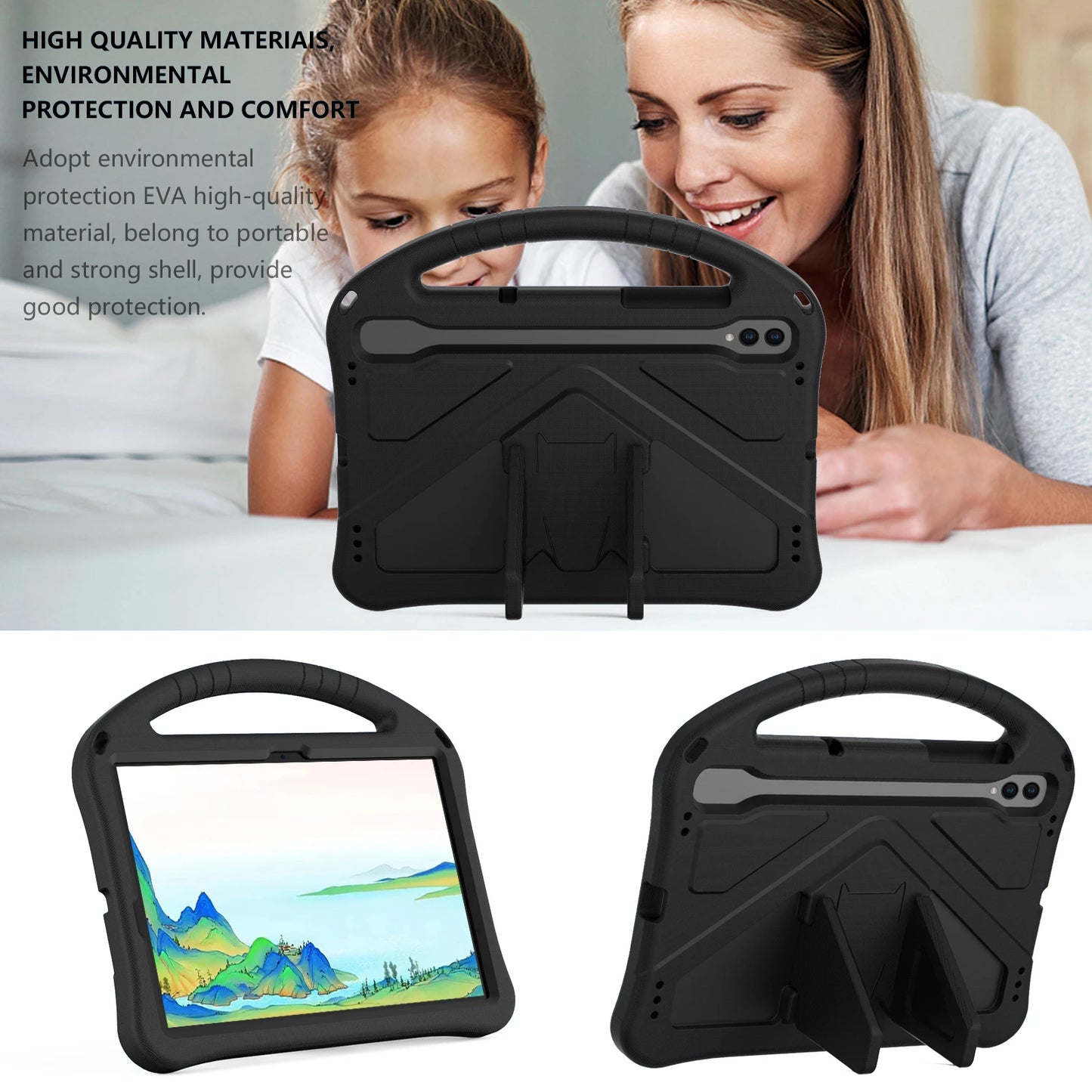 For Samsung Galaxy Tab S6 Lite 2024 SM-P620 SM-P625 SM-P627 S9 FE 11 inch SM-X510X516 SM-X710 SM-X716B SM-X718U Case Cover Shell