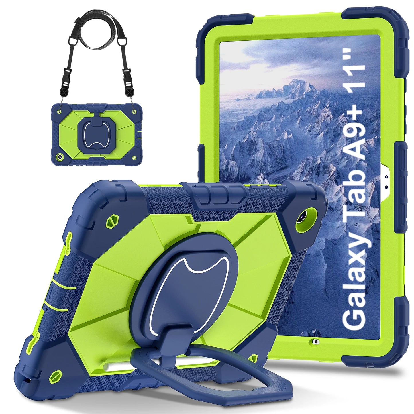 For Samsung Galaxy Tab A9 plus Funda a9 8.7 inch Kids Case X115N A7Lite T220 225 Tab A8 10.5inch Tablet Stand Shockproof Cover