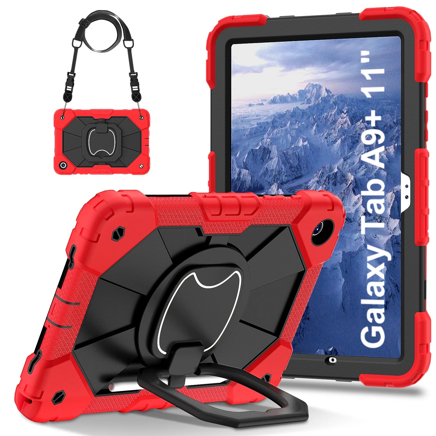 For Samsung Galaxy Tab A9 plus Funda a9 8.7 inch Kids Case X115N A7Lite T220 225 Tab A8 10.5inch Tablet Stand Shockproof Cover
