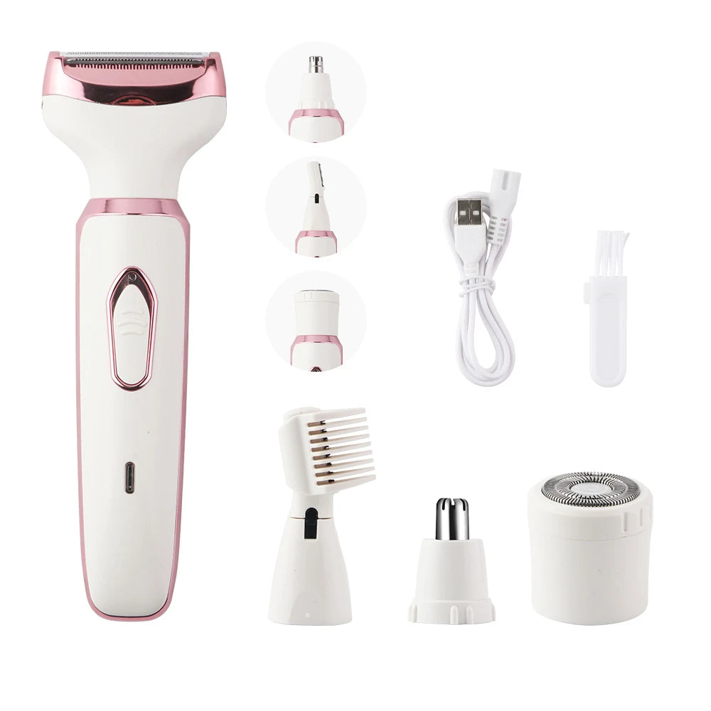 Multi functional women's hair shaver, hair removal device, underarm electric hair scraper, private hair removal device, eyebrow