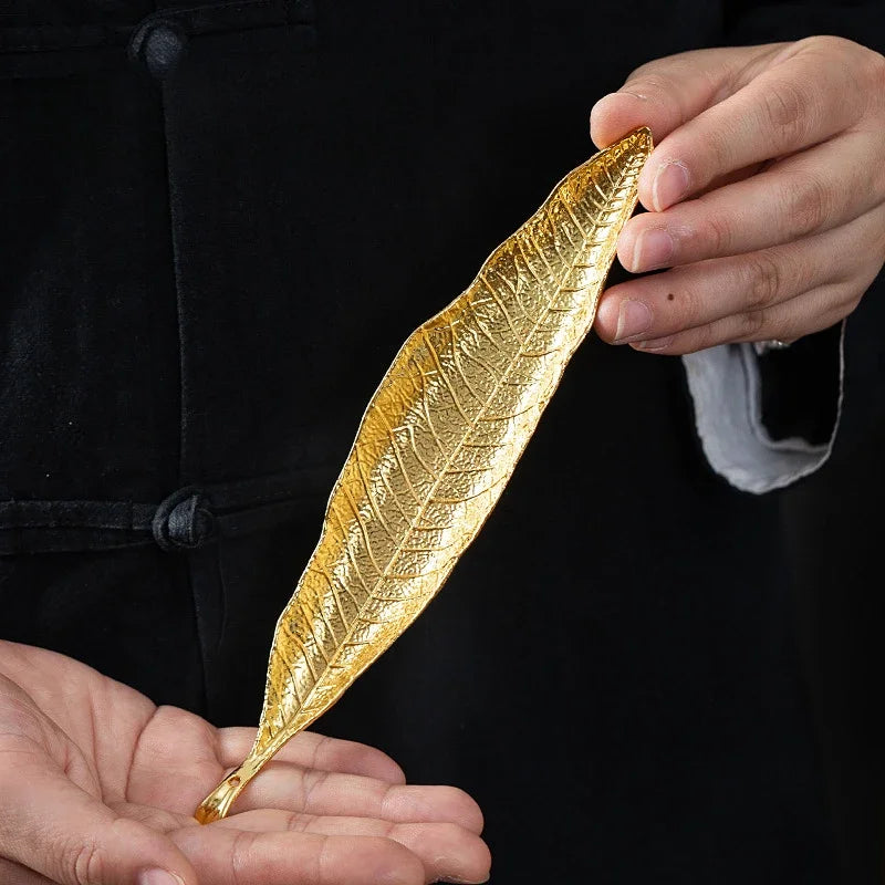 Incense Holder Ash Catcher Long Leafs Censer Meditation Home Decor Accessories