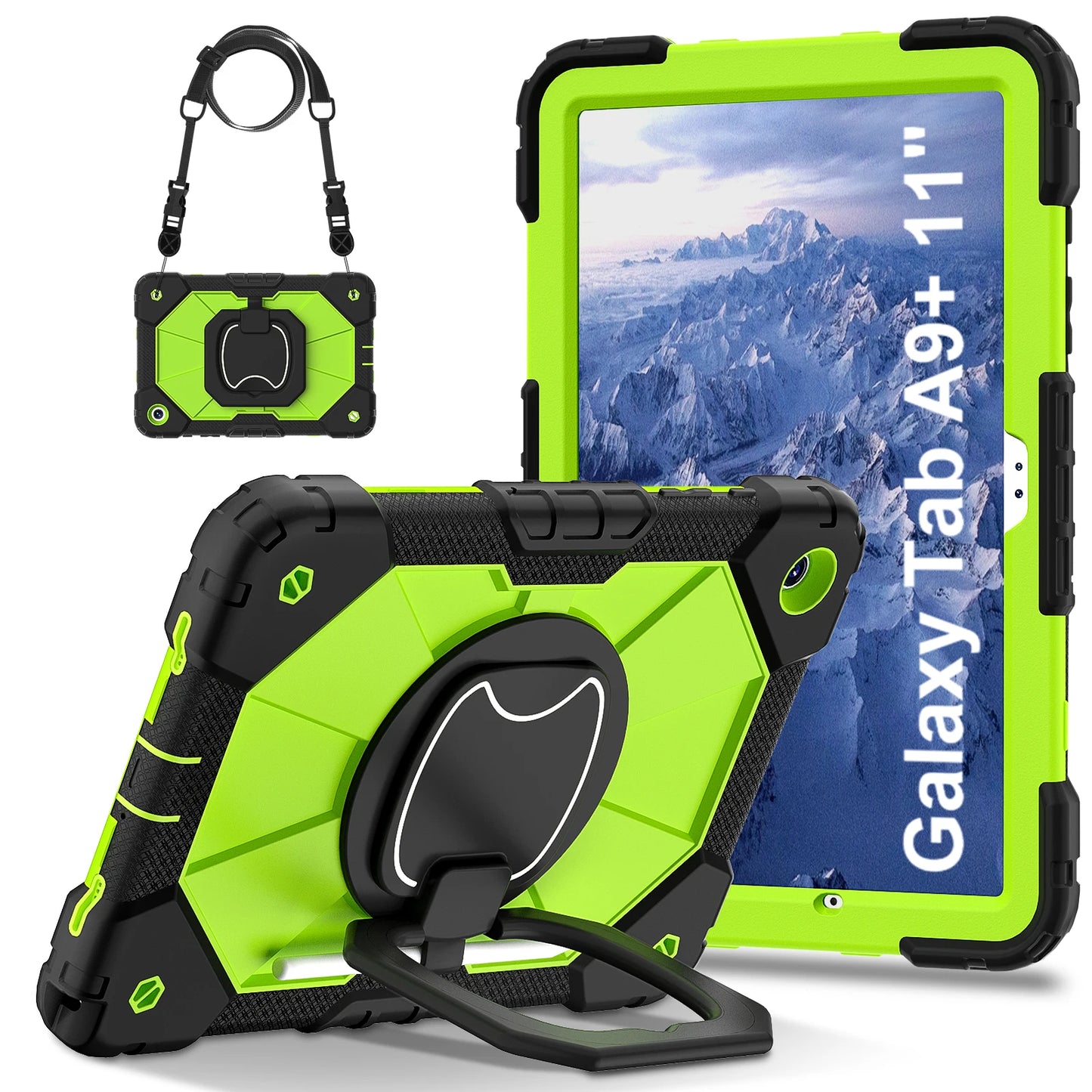 For Samsung Galaxy Tab A9 plus Funda a9 8.7 inch Kids Case X115N A7Lite T220 225 Tab A8 10.5inch Tablet Stand Shockproof Cover