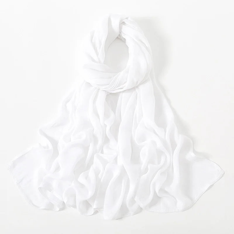 180*95cm Big Size Women Plain Solid Cotton Rayon Hijab Scarf Lady High Quality Wraps Shawls Muslim Modal Headband Islamic
