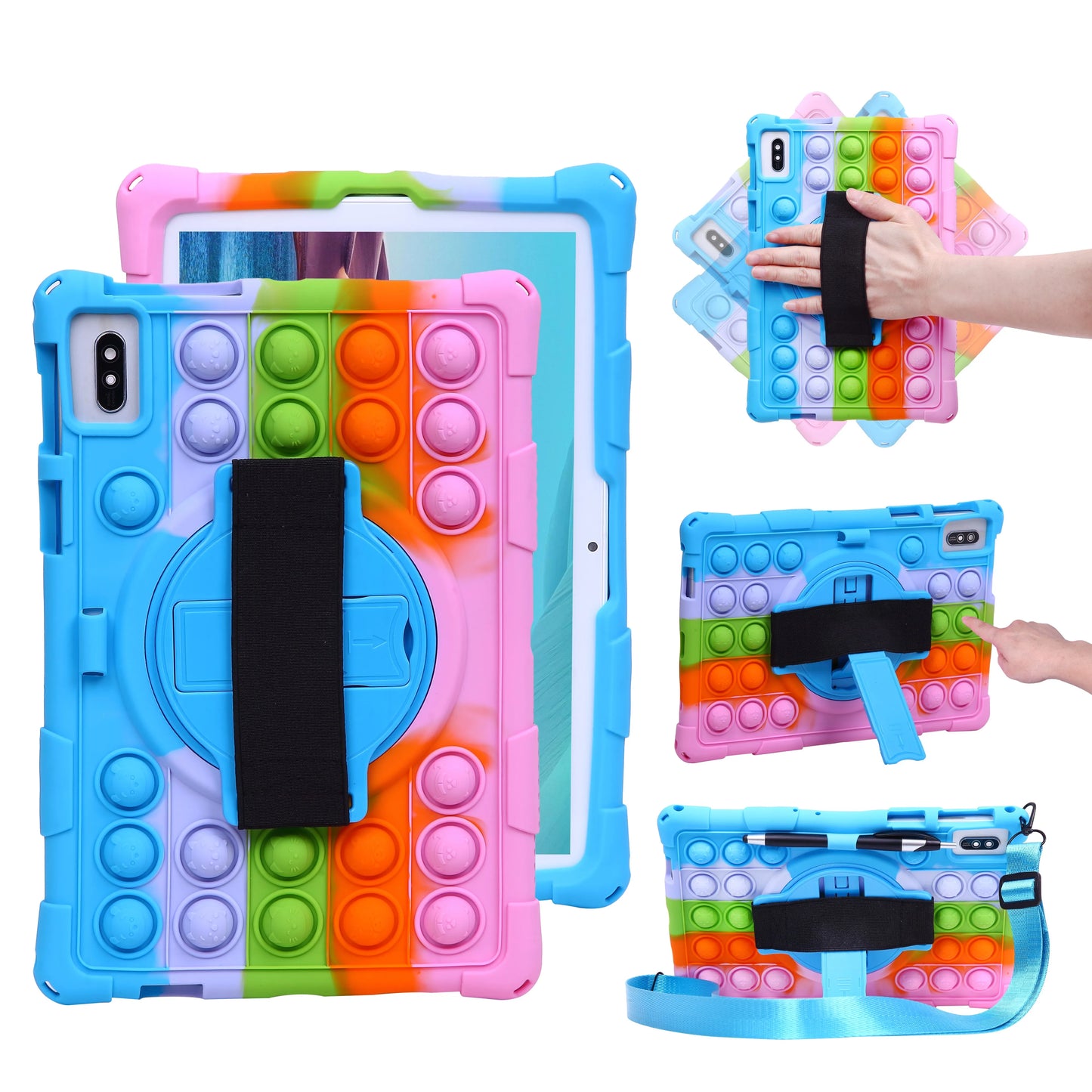 For Lenovo Tab M11 11inch M10 5G M10 Plus 3rd K10 m10 FHD PLUS X606 P11 TB-J606F Xiaoxin Pad 2024 TB331FC Tablet Case Shockproof