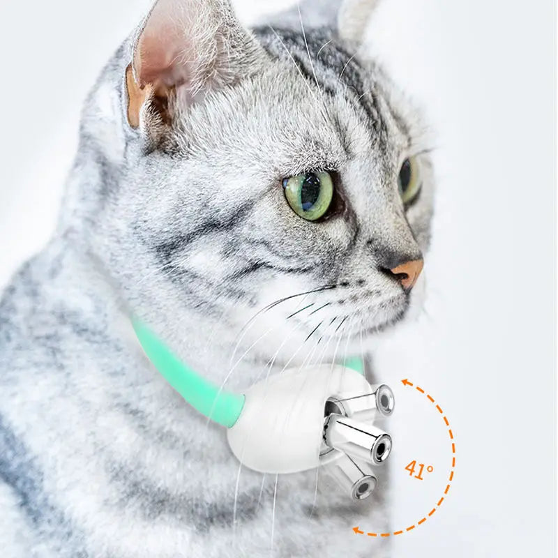 LMZOE-Smart Laser for Cats, Electric Collar, Adjustable Cat Toys, Interactive Exercise Training, USB Rechargeable