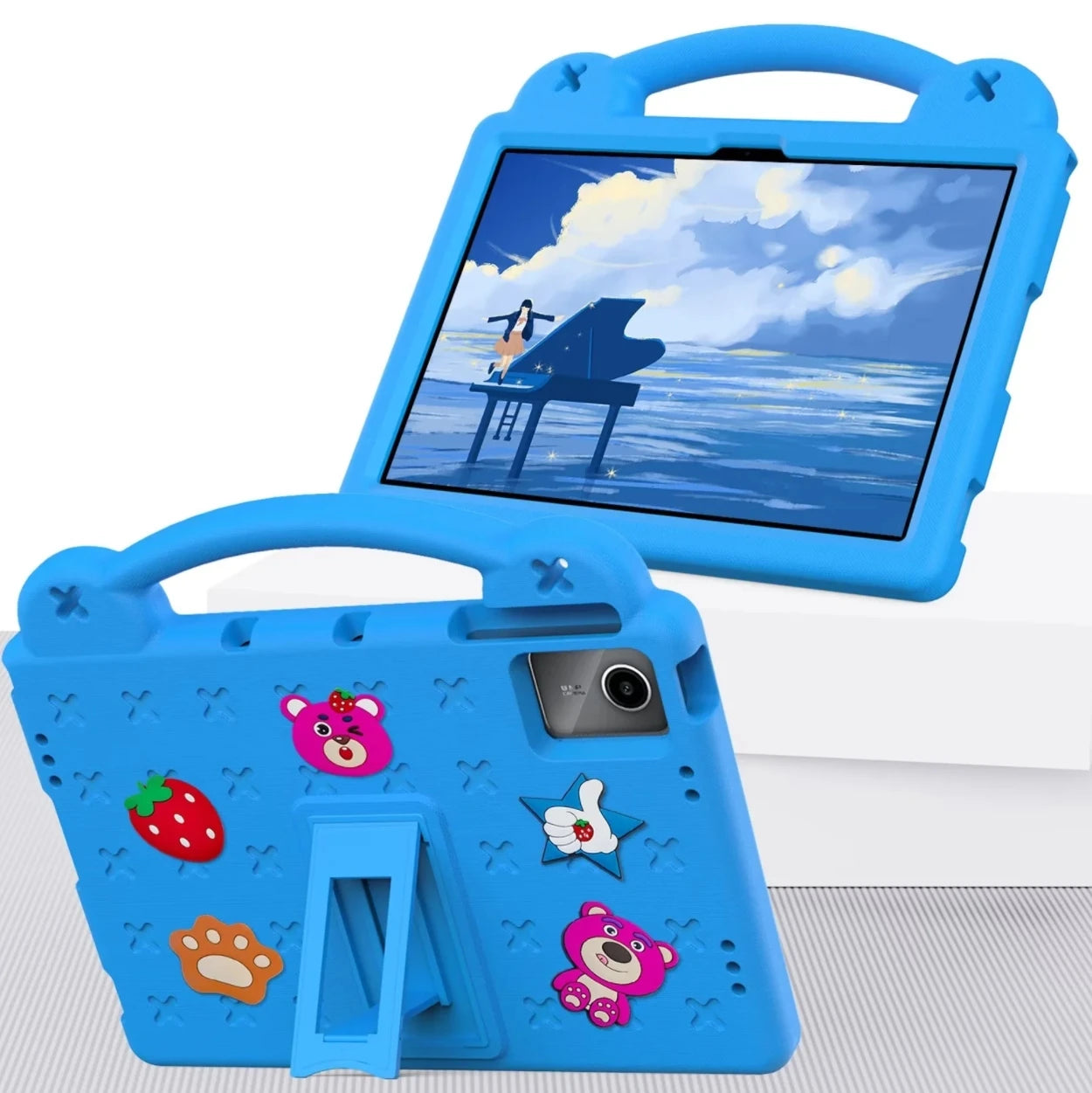 For Lenovo Tab P12 12.7 inch /Xiaoxin Pad Pro 12.7 inch TB-370FU TB-371FC Tablet Case Kids Multicolor Shockproof Shell