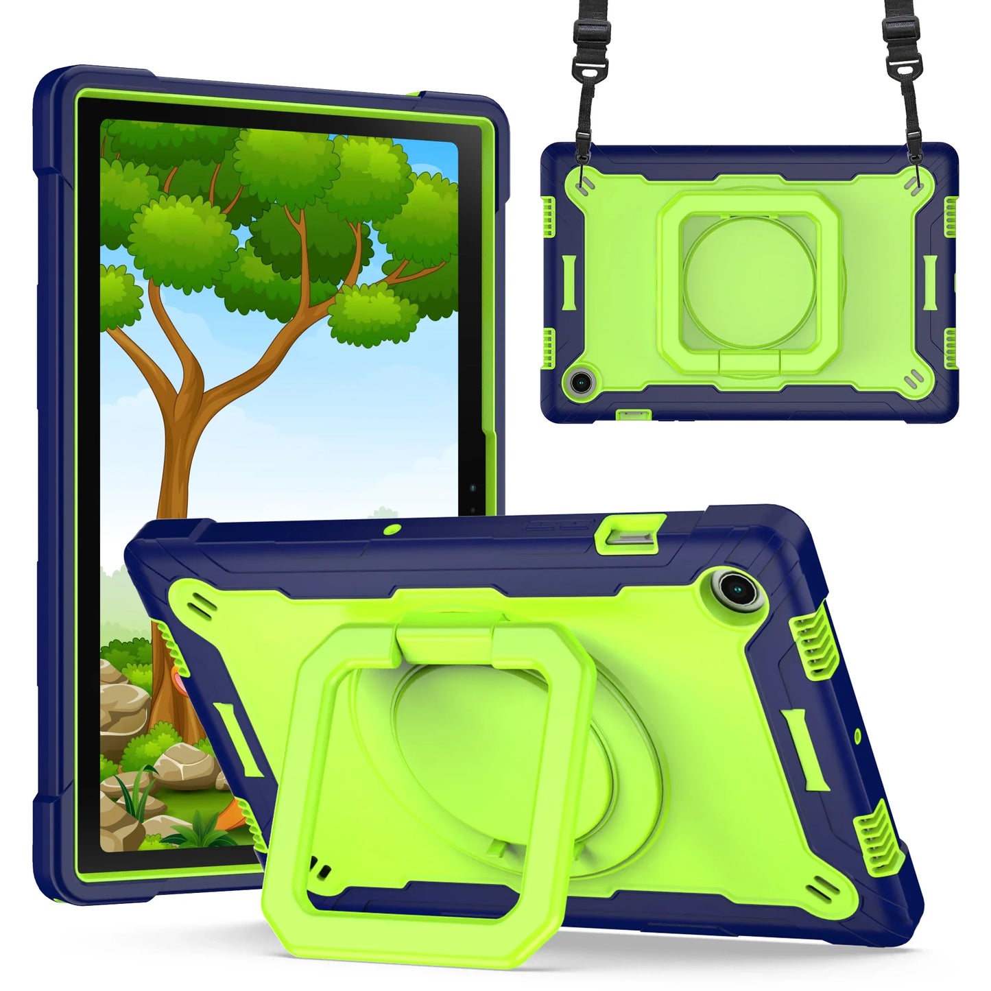 Case For Samsung GALAXY Tab A8 10.5 inch Tablet Cover Of SM-X200 SM-X205 SM-X207 Multicolor Rotating Shockproof
