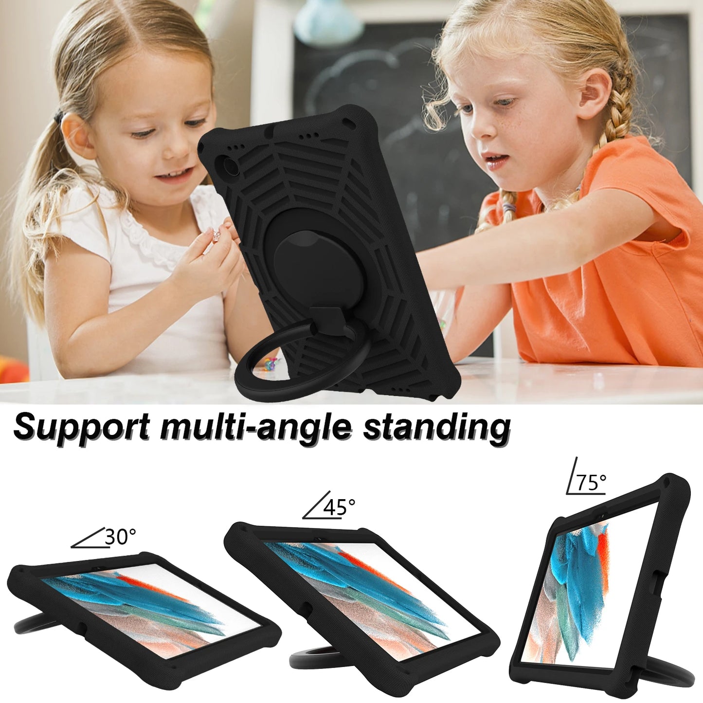 Tablet Case for Samsung Galaxy Tab A8 10.5 Tab A7 Lite 8.7 Tab A 8.4 Tab A 8.0 2019 Tab A 10.1 Kids Shockproof Cover