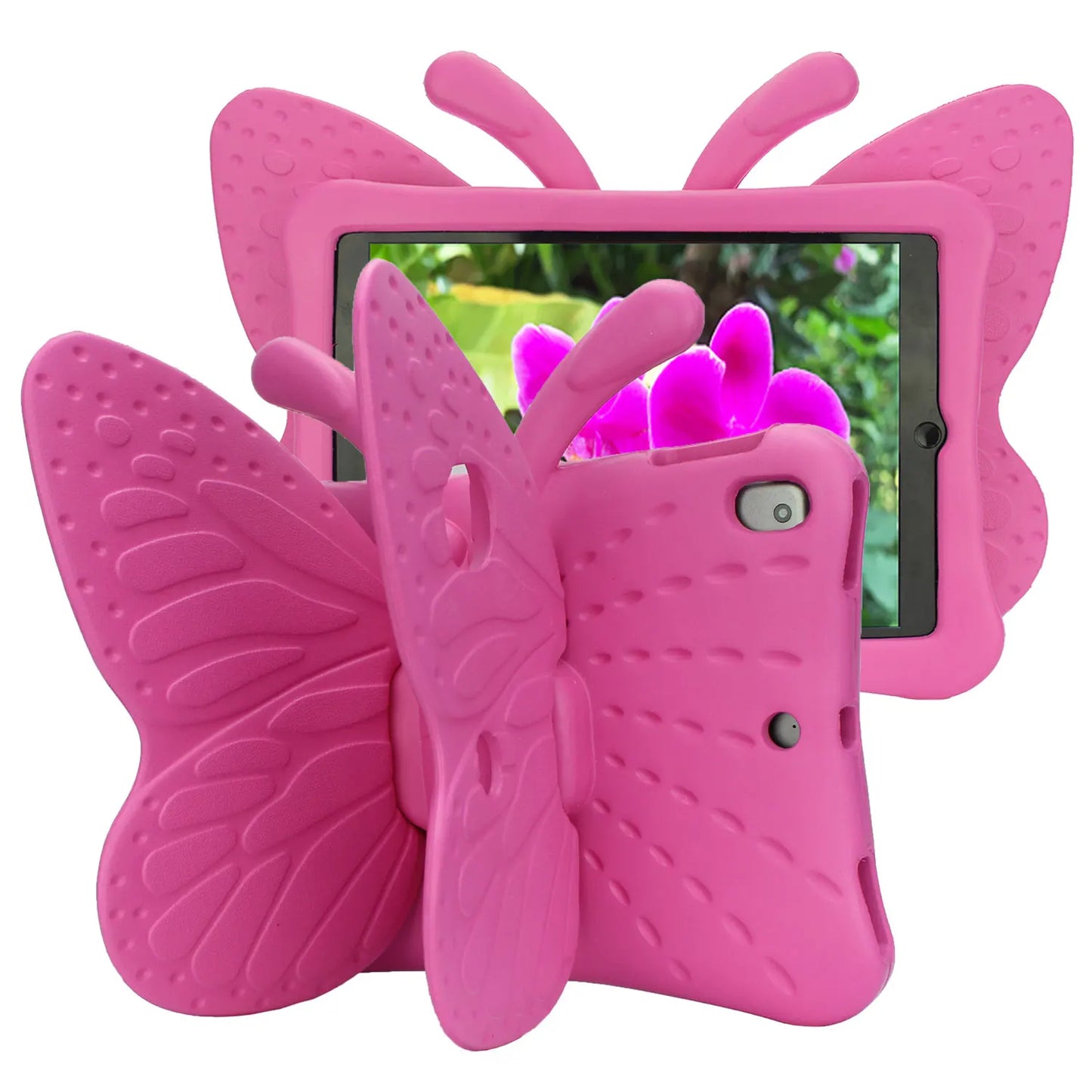 Cute 3D Butterfly Case For iPad 10.2 7th 8th 9th Air 3 2 1 Pro10.5 9.7 2017 2018 Kids EVA Cover for iPad 2 3 4 Mini 6 5 4 3 2 1