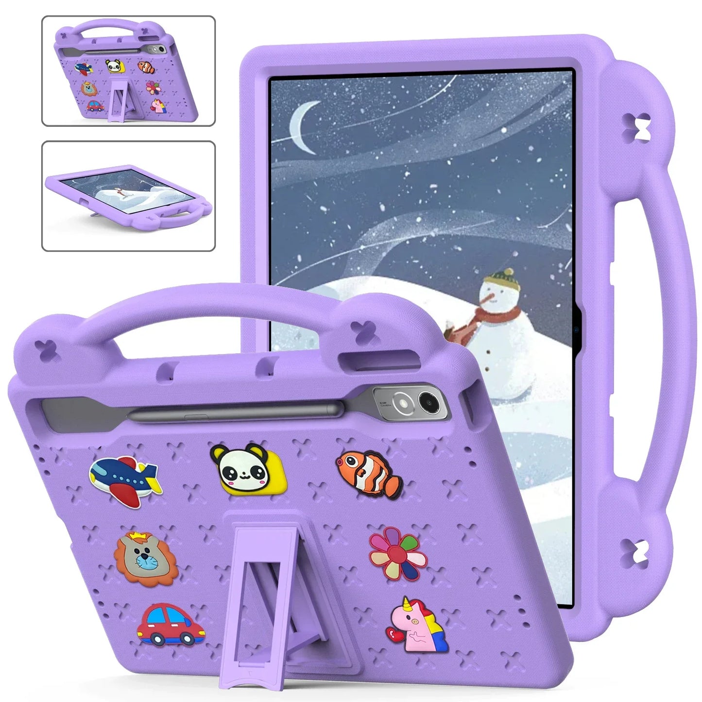 For Lenovo Tab P12 12.7 inch /Xiaoxin Pad Pro 12.7 inch TB-370FU TB-371FC Case Shockproof Anti-dust Shell Tablet Cover For Kids