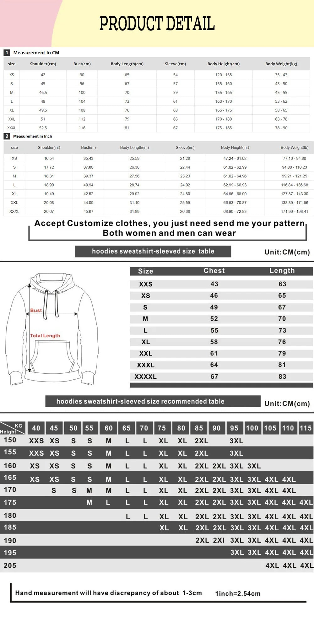 Cool Moms Club Double Sided Letter Printing Sweatshirts Men Cartoon Design Sense of Personality Fashion Long-sleeved Original