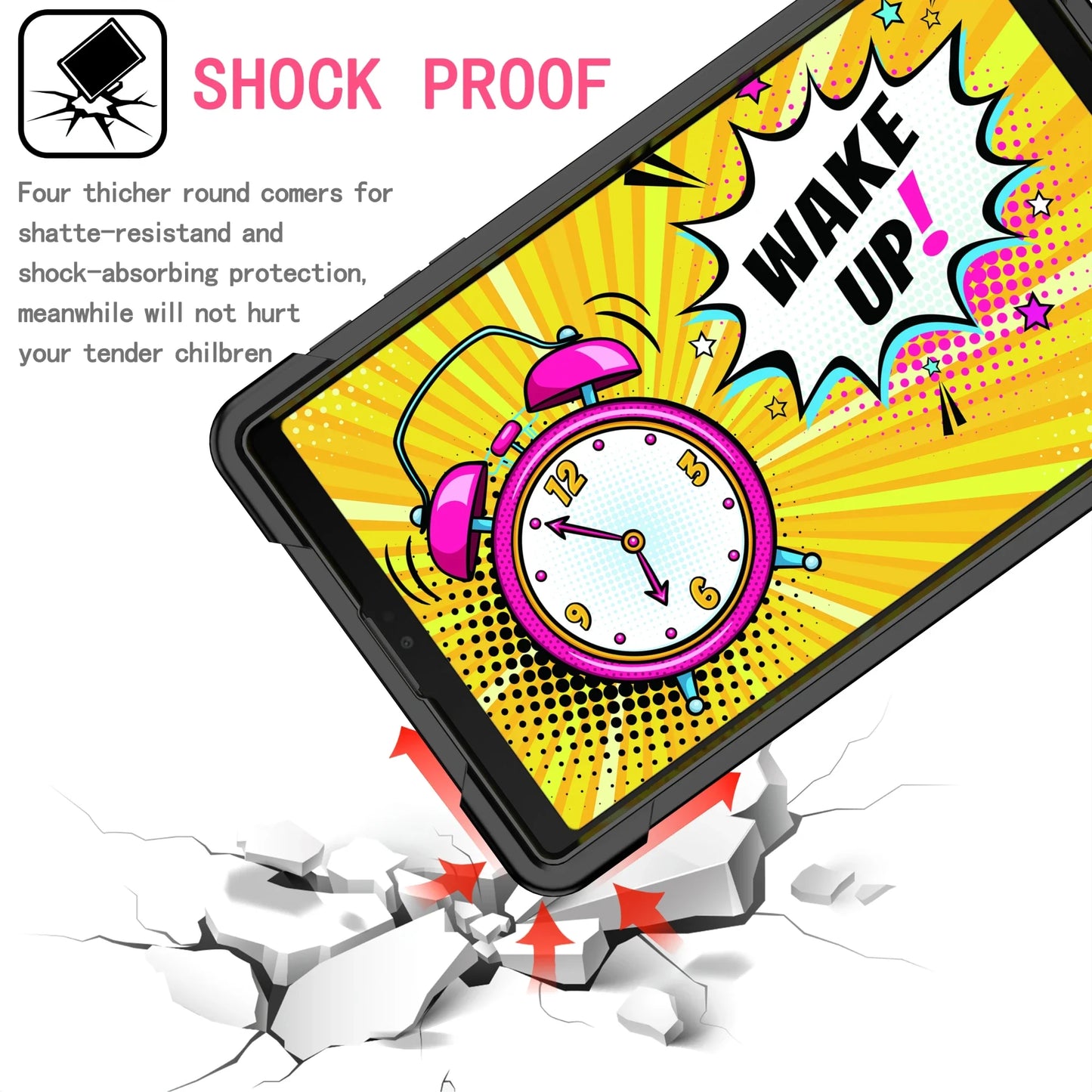 Case For Samsung GALAXY Tab A8 10.5 inch Tablet Cover Of SM-X200 SM-X205 SM-X207 Multicolor Rotating Shockproof