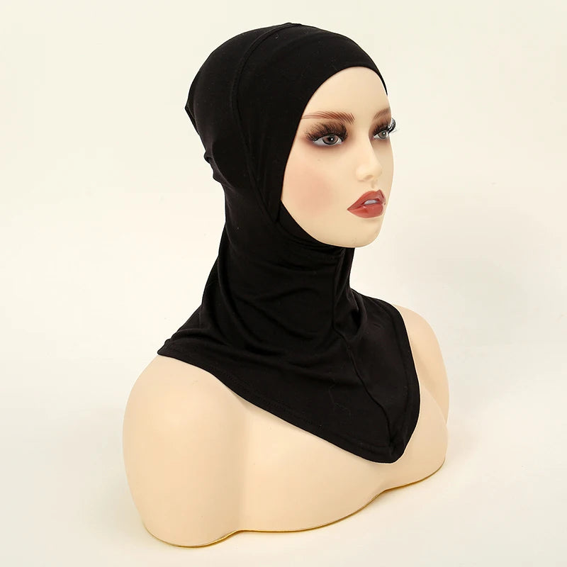 Modal Jersey Muslim Hijab Hat Women Headscarf Inner Hijab Caps Islamic Turban Soft Hijab Scarf Undercap Band New 2024 Bonnet