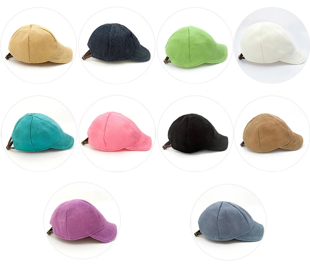 1/6 Doll Hat for Head Circumference 15-17cm 30cm BJD Baseball Cap Fisherman's Hat Fashion Doll Accessories