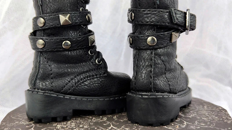 1/4 Bjd Shoes Msd Casual Punk Military Boots 1/3 Bjd Doll Snow Boots Shoes For Dollfie DREAM MID DK LUTS SOOM DOD Dollmore Luts