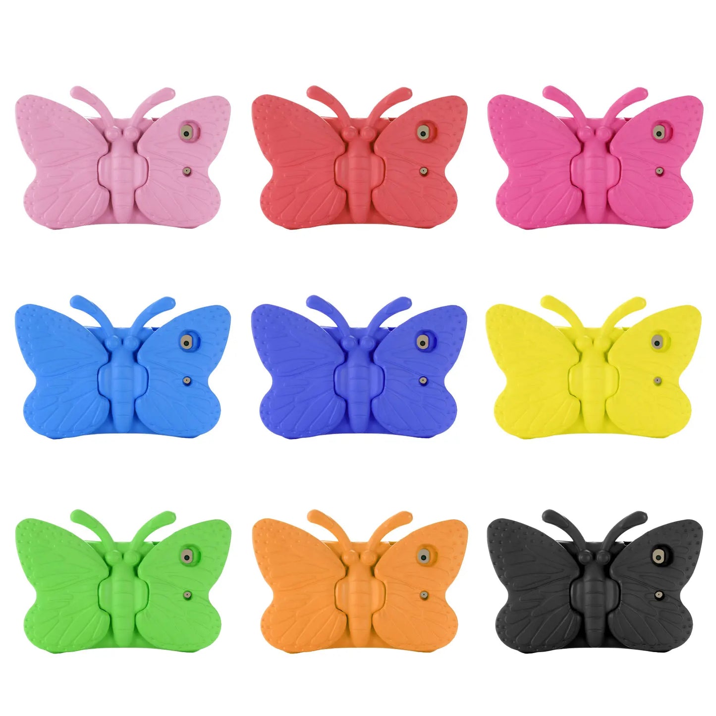 Cute 3D Butterfly Case For iPad 10.2 7th 8th 9th Air 3 2 1 Pro10.5 9.7 2017 2018 Kids EVA Cover for iPad 2 3 4 Mini 6 5 4 3 2 1